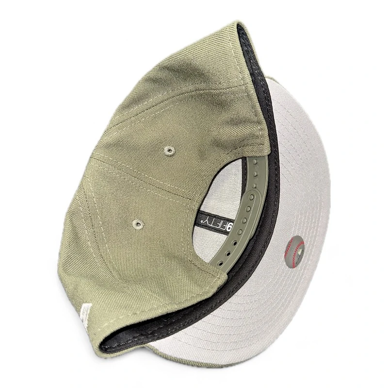 Youth Los Angeles Dodgers Olive Basic New Era 9FIFTY Snapback Hat