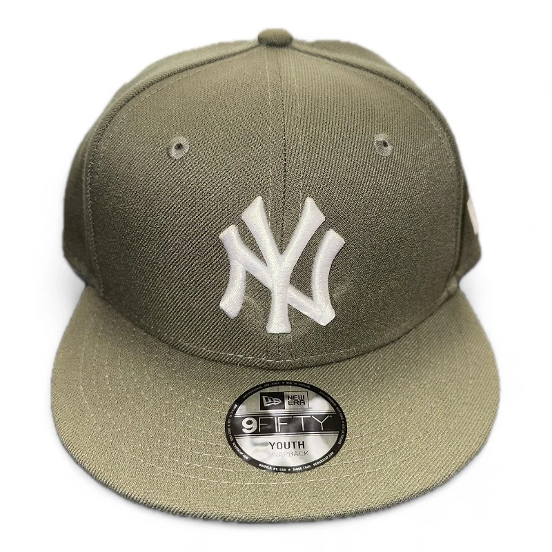 Youth New York Yankees Olive Basic New Era 9FIFTY Snapback Hat
