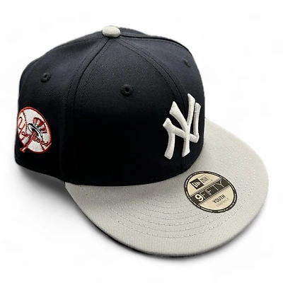 Youth New York Yankees Navy and Gray Basic New Era 9FIFTY Snapback Hat