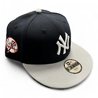 Youth New York Yankees Navy and Gray Basic New Era 9FIFTY Snapback Hat