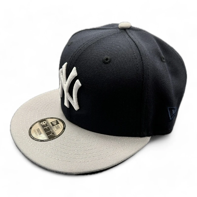 Youth New York Yankees Navy and Gray Basic New Era 9FIFTY Snapback Hat