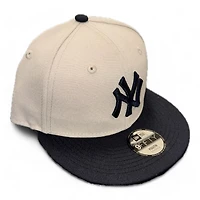 Youth New York Yankees Stone and Navy Basic New Era 9FIFTY Snapback Hat