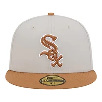 Chicago White Sox Khaki Brown Color Pack Gray UV New Era 59FIFTY Fitted Hat