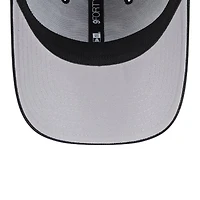 Tennessee Volunteers White on Black New Era 9FORTY Snapback Hat