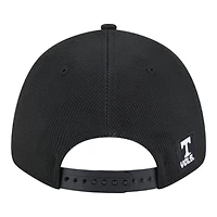 Tennessee Volunteers White on Black New Era 9FORTY Snapback Hat