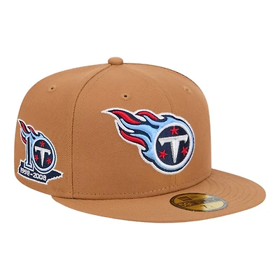 Tennessee Titans Tan Color Pack Gray UV New Era 59FIFTY Fitted Hat