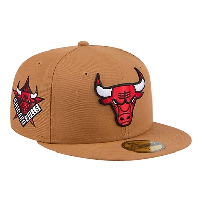 Chicago Bulls Tan Color Pack Gray UV New Era 59FIFTY Fitted Hat