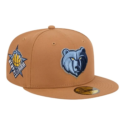 Memphis Grizzlies Tan Color Pack Gray UV New Era 59FIFTY Fitted Hat