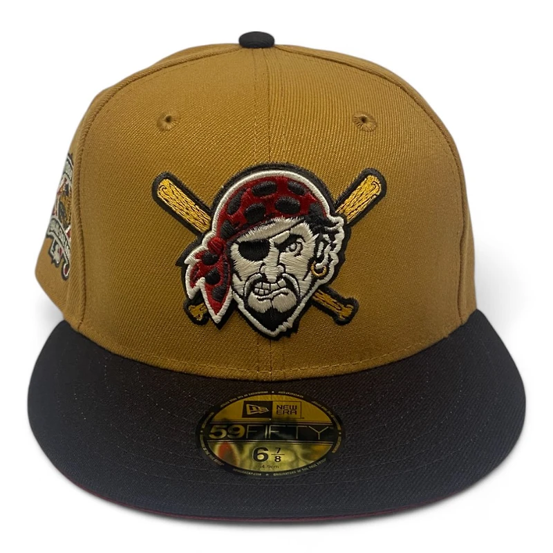 Pittsburgh Pirates Gold and Brown 1994 ASG Patch Red UV New Era 59FIFTY Fitted Hat