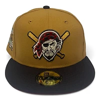 Pittsburgh Pirates Gold and Brown 1994 ASG Patch Red UV New Era 59FIFTY Fitted Hat