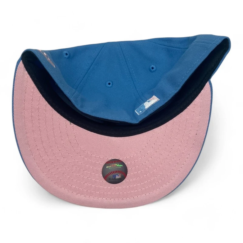 Kansas City Royals Blue and Pink 40th Anni Patch Light UV New Era 59FIFTY Fitted Hat