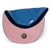 Kansas City Royals Blue and Pink 40th Anni Patch Light UV New Era 59FIFTY Fitted Hat