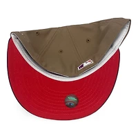 Tampa Bay Rays Brown and Purple 1998 Inaugural Season Patch Infrared Red UV New Era 59FIFTY Fitted Hat