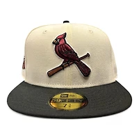 St. Louis Cardinals Chrome and Black Curveball Pack 2009 ASG Patch Gray UV New Era 59FIFTY Fitted Hat