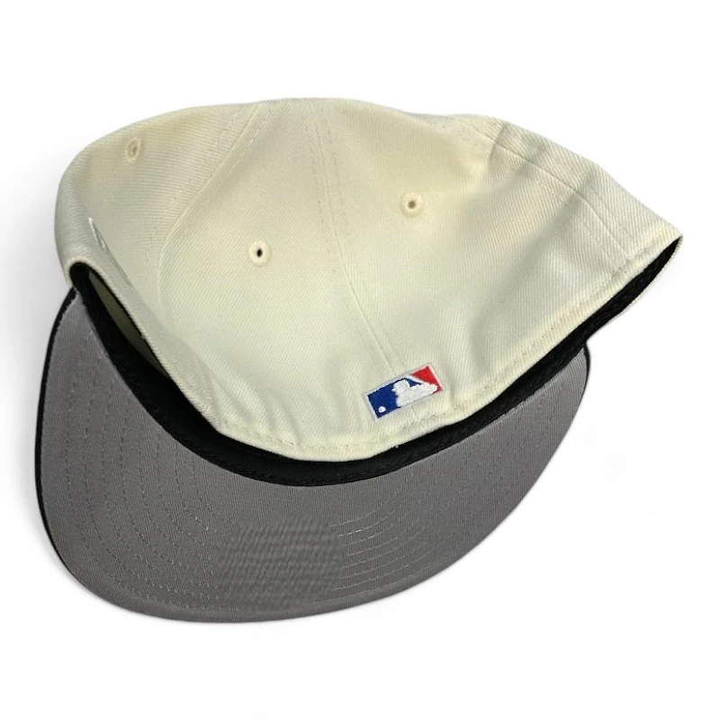 New York Mets Chrome and Black Curveball Pack 50th Anni Patch Gray UV Era 59FIFTY Fitted Hat