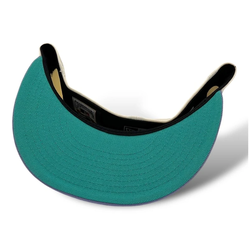 Arizona Diamondbacks Chrome and Lavender 1998 Inaugural Season Patch Aqua UV New Era 59FIFTY Fitted Hat