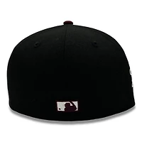 Texas Rangers Black and Maroon 1995 ASG Patch Gray UV New Era 59FIFTY Fitted Hat