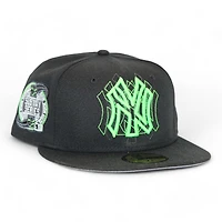 New York Yankees Black and Green "DPM Fitted Hat Pack" Subway Series Patch Gray UV Era 59Fifty