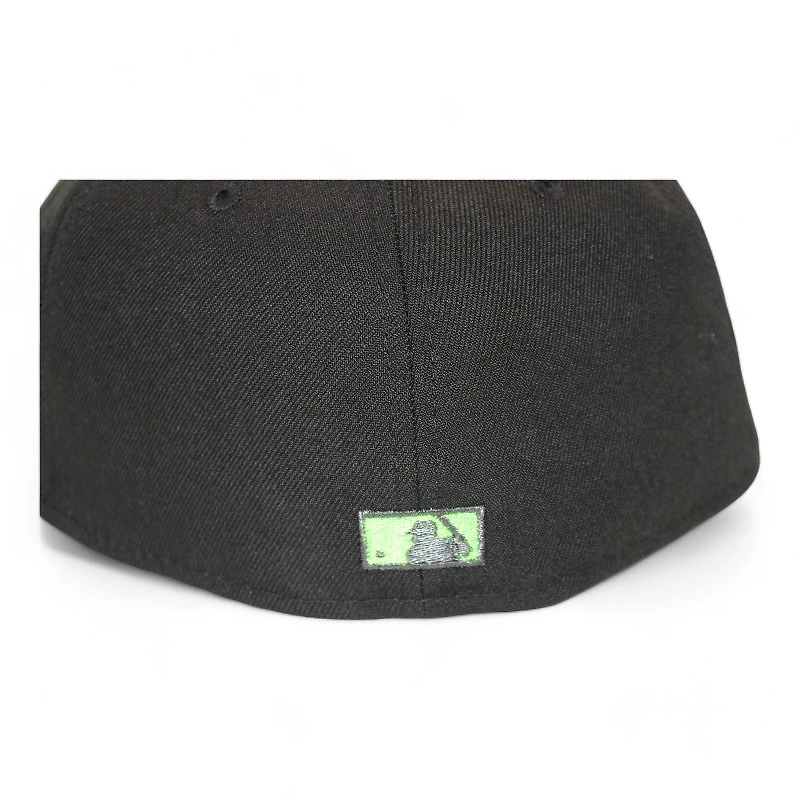 New York Yankees Black and Green "DPM Fitted Hat Pack" Subway Series Patch Gray UV Era 59Fifty