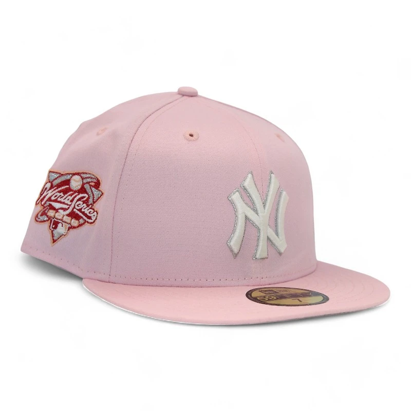 New York Yankees Pink "DPM Fitted Hat Pack" 2000 World Serires Side Patch Gray UV Era 59Fifty