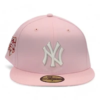 New York Yankees Pink "DPM Fitted Hat Pack" 2000 World Serires Side Patch Gray UV Era 59Fifty