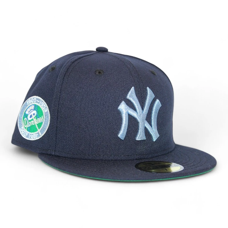 New York Yankees Navy "DPM Fitted Hat Pack" 50th Anniversary Side Patch Green UV Era 59Fifty