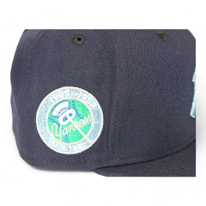New York Yankees Navy "DPM Fitted Hat Pack" 50th Anniversary Side Patch Green UV Era 59Fifty