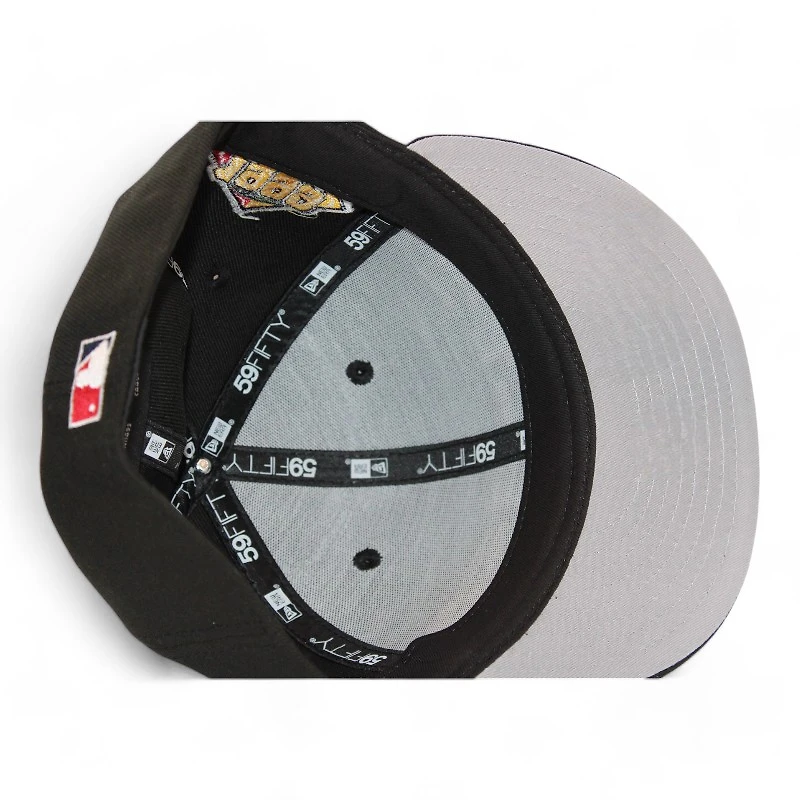 New York Yankees Black "DPM Fitted Hat Pack" Japanese Logo 1999 World Series Side Patch Gray UV Era 59Fifty