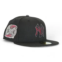 New York Yankees Black and Red "DPM Fitted Hat Pack" Subway Series Side Patch Gray UV Era 59Fifty