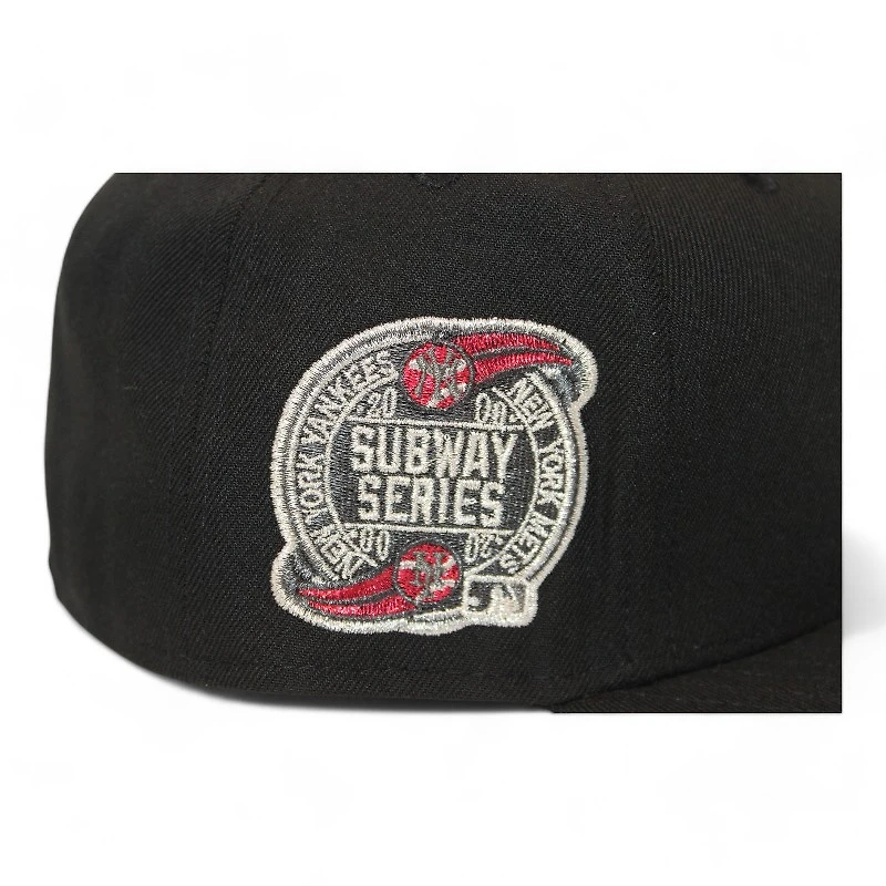New York Yankees Black and Red "DPM Fitted Hat Pack" Subway Series Side Patch Gray UV Era 59Fifty