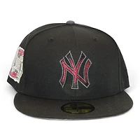 New York Yankees Black and Red "DPM Fitted Hat Pack" Subway Series Side Patch Gray UV Era 59Fifty