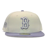Boston Red Sox Cream and Lavender "Riot Pack" 2004 World Series Patch Pink UV New Era 59Fifty Fitted Hat