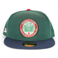Boston Red Sox Green and Navy "Riot Pack" Side Batty Gray UV New Era 59Fifty Fitted Hat