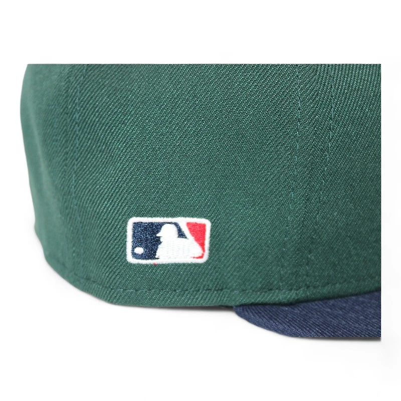 Boston Red Sox Green and Navy "Riot Pack" Side Batty Gray UV New Era 59Fifty Fitted Hat