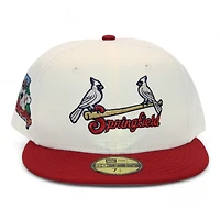 Springfield Cardinals Cream and Maroon "Riot Boston Pack" Patch Gray UV New Era 59Fifty Fitted Hat