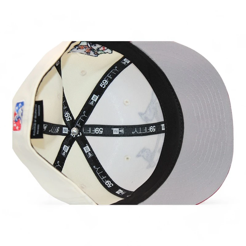 Springfield Cardinals Cream and Maroon "Riot Boston Pack" Patch Gray UV New Era 59Fifty Fitted Hat