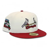 Springfield Cardinals Cream and Maroon "Riot Boston Pack" Patch Gray UV New Era 59Fifty Fitted Hat