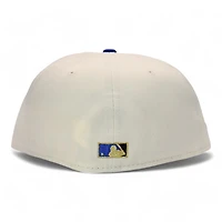 New York Mets Cream and Black "Riot Boston Pack" Subway Series Patch Blue UV Era 59Fifty Fitted Hat