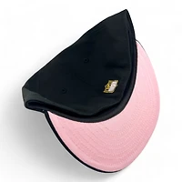 San Francisco 49ers Black Cookies and Cream Pack 40th Anni Patch Pink UV New Era 59FIFTY Fitted Hat