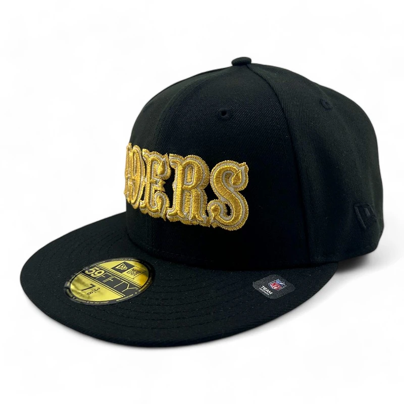 San Francisco 49ers Black Cookies and Cream Pack 40th Anni Patch Pink UV New Era 59FIFTY Fitted Hat