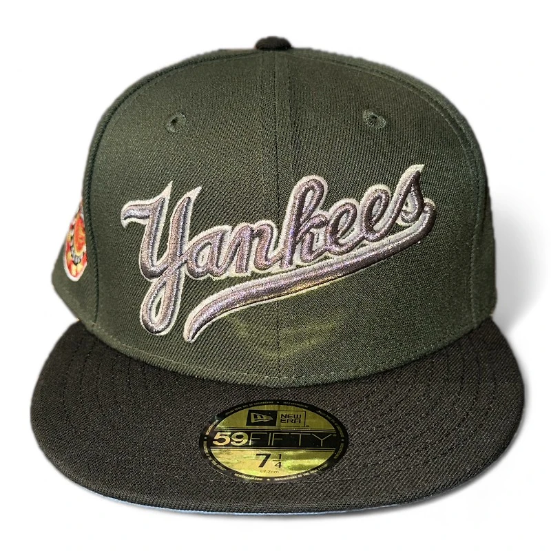 New York Yankees Dark Seaweed and Black 1942 ASG Patch Icy Blue UV Era 59FIFTY Fitted Hat