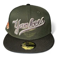 New York Yankees Dark Seaweed and Black 1942 ASG Patch Icy Blue UV Era 59FIFTY Fitted Hat