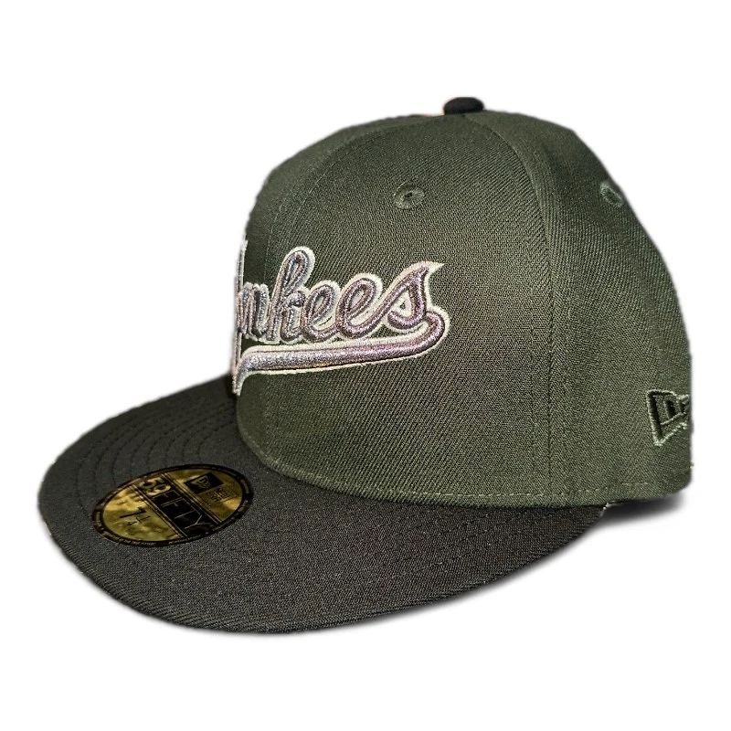 New York Yankees Dark Seaweed and Black 1942 ASG Patch Icy Blue UV Era 59FIFTY Fitted Hat