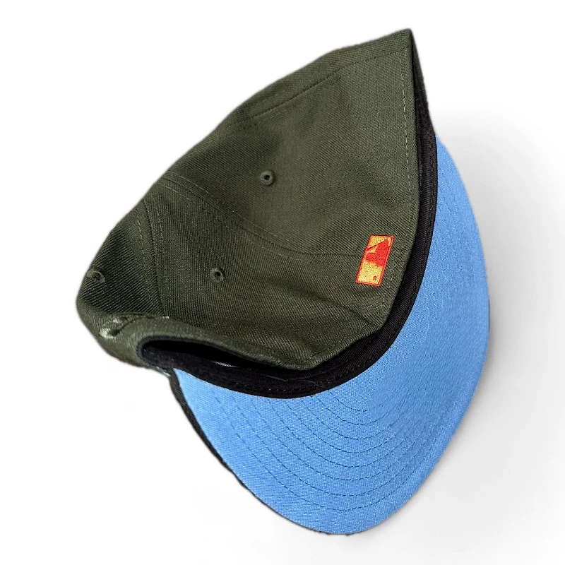 New York Yankees Dark Seaweed and Black 1942 ASG Patch Icy Blue UV Era 59FIFTY Fitted Hat