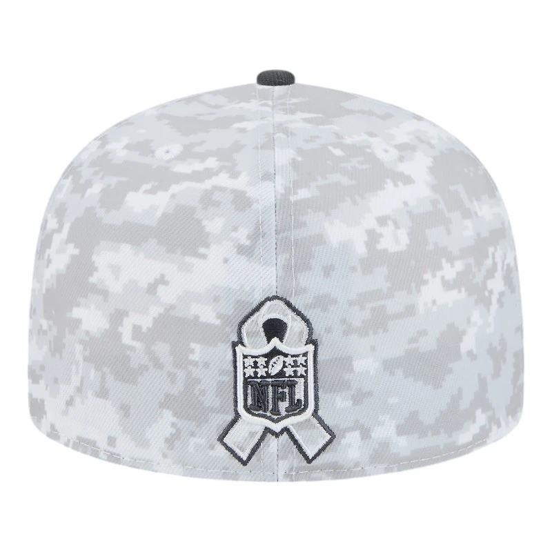 New York Giants White Camo NFL 2024 Salute to Service Era 59FIFTY Fitted Hat