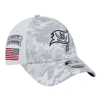Tampa Bay Buccaneers White Camo 2024 NFL Salute to Service New Era 9FORTY Stretch Snap Hat