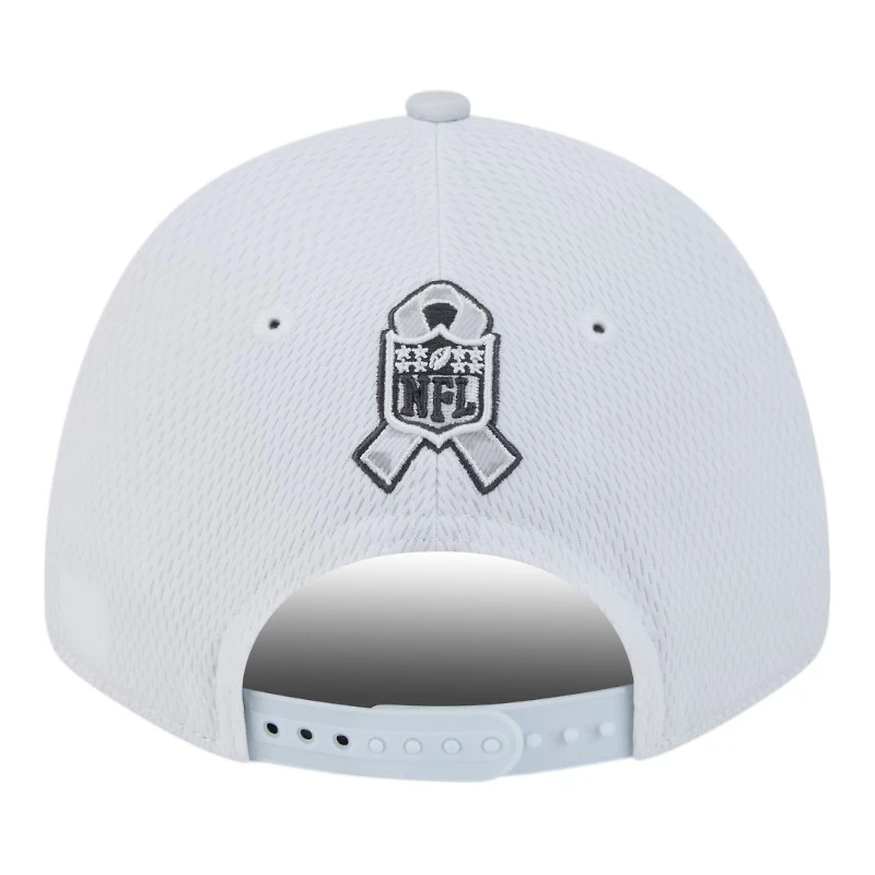 Seattle Seahawks White Camo 2024 NFL Salute to Service New Era 9FORTY Stretch Snap Hat