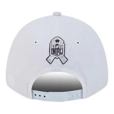 New Orleans Saints White Camo 2024 NFL Salute to Service New Era 9FORTY Stretch Snap Hat