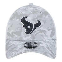 Houston Texans White Camo 2024 NFL Salute to Service New Era 9FORTY Stretch Snap Hat