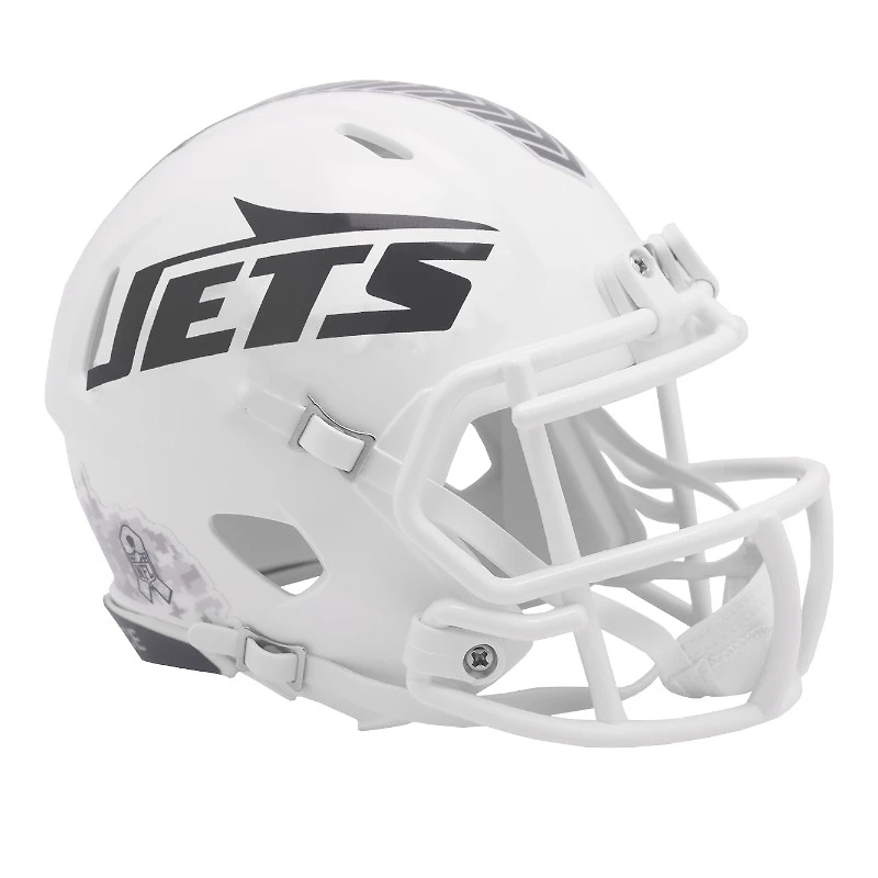 New York Jets 2024 Salute To Service Riddell Speed Mini Helmet